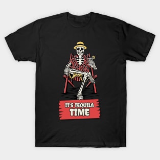 It's Tequila Time Cinco De Mayo Drinking T-Shirt